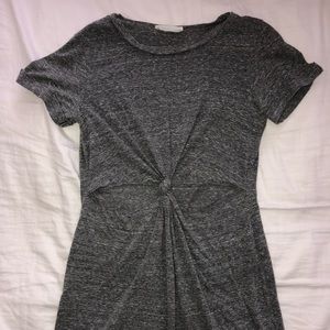 Knotted mini dress